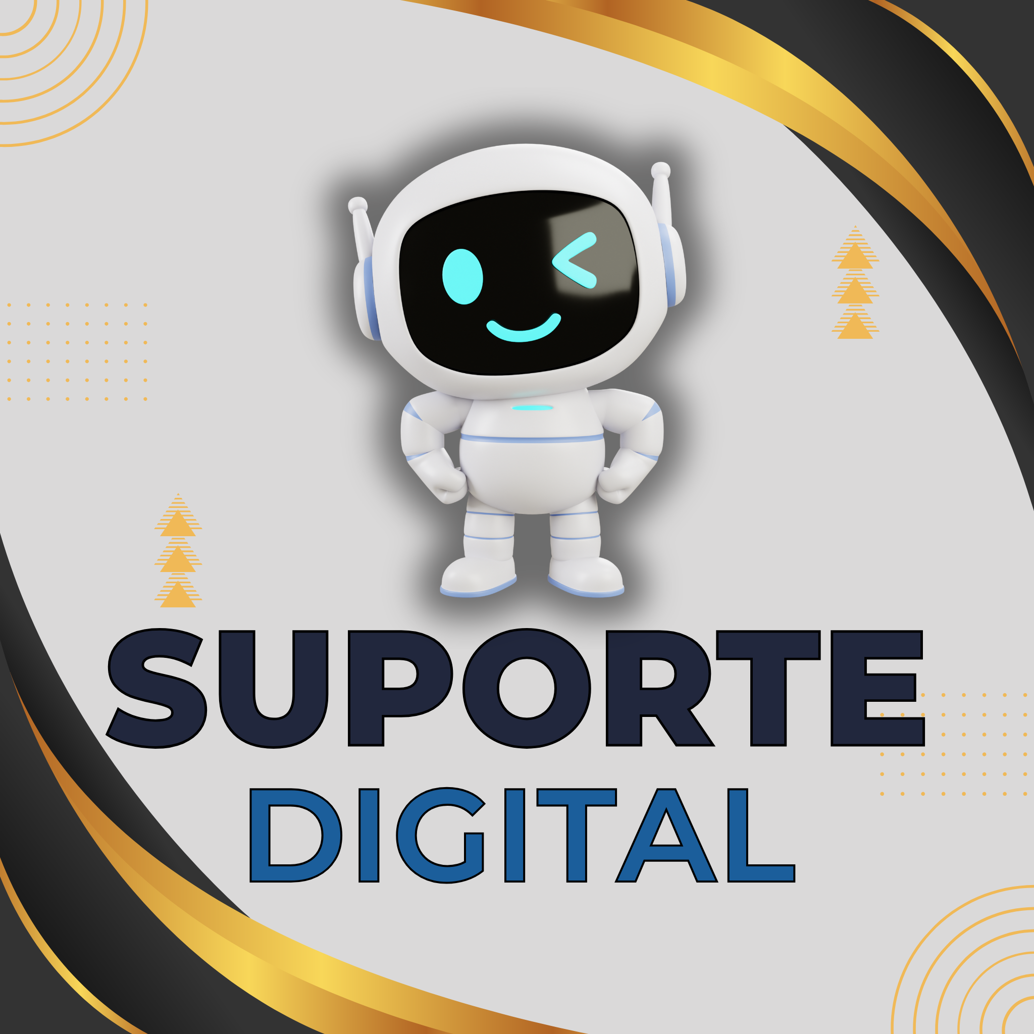 Mascote Suporte Digital